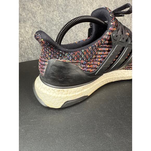 Adidas UltraBoost 4.0 Mens Size 9.5 Running Shoes Black Multicolor No Insoles - Picture 3 of 6